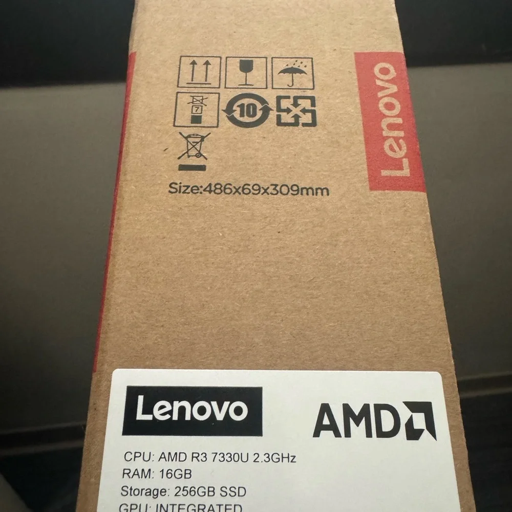 Lenovo Sleek Gray Laptop